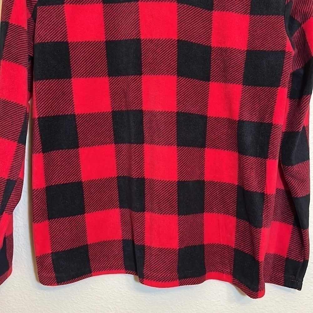 FRENCH Toast Red Buffalo Plaid Pullover Sweatshirt